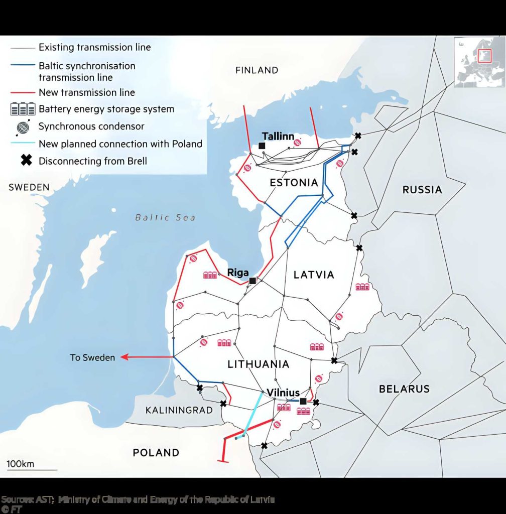 Disconnessione storica: i Paesi baltici interrompono la dipendenza energetica dalla Russia