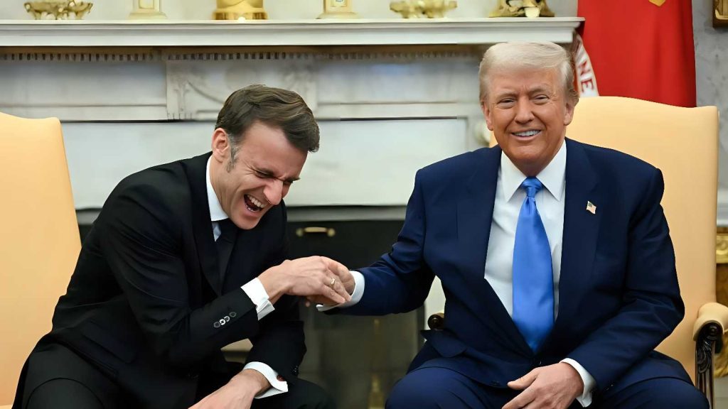 Macron e Trump discutono di una forza di pace europea per l’Ucraina alla Casa Bianca