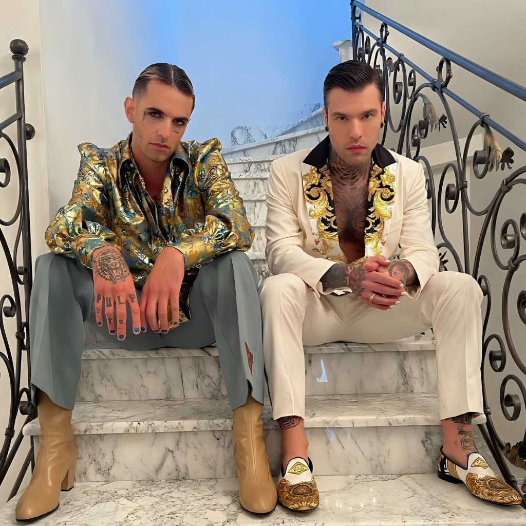 Gossip a Sanremo: il retroscena della foto con Fedez, Achille Lauro e Tony Effe