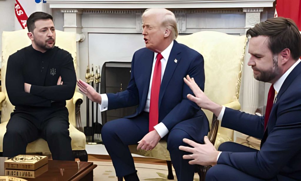 Zelenskyy mantiene il look militare: tensioni con Trump alla Casa Bianca